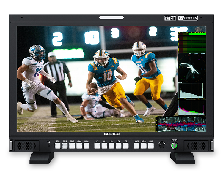 SEETEC S24 23.8inch 4K/8K Broadcast Monitor High Brightness 1000nit 4x12G-SDI HDMI UltraHD 3840x2160